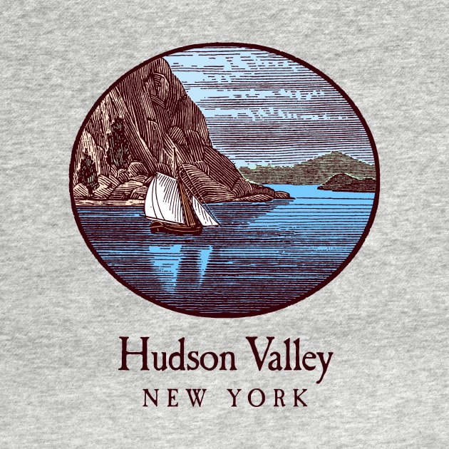 Hudson River Valley Storm King For Light Backgrounds by MatchbookGraphics